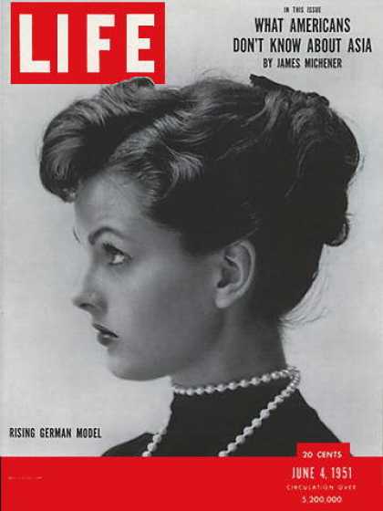 LIFE magazine side cover 4 June 1951