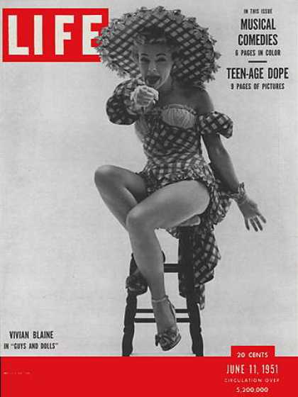 LIFE magazine side cover 11 June 1951