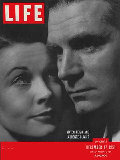 LIFE magazine side cover 17 December 1951