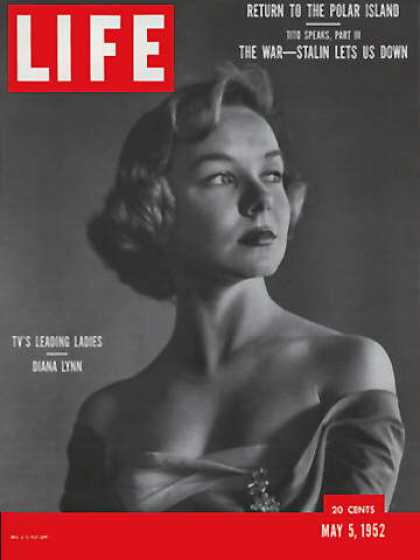 LIFE magazine side cover 5 May 1952