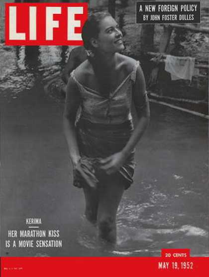 LIFE magazine side cover 19 May 1952