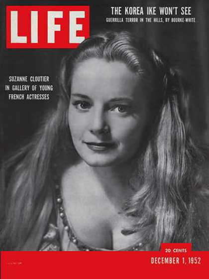 LIFE magazine side cover 1 December 1952