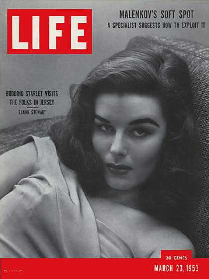 LIFE magazine side cover 23 March 1953