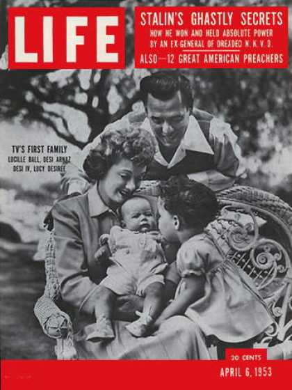 LIFE magazine side cover 6 April 1953