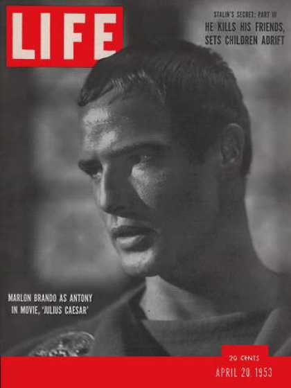 LIFE magazine side cover 20 April 1953