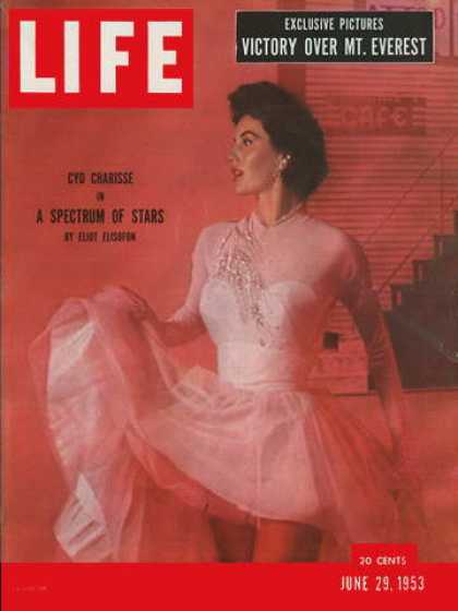 LIFE magazine side cover 29 June 1953