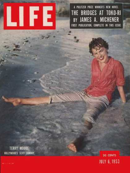 LIFE magazine side cover 6 July 1953