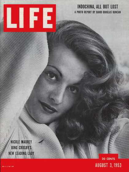 LIFE magazine side cover 3 August 1953