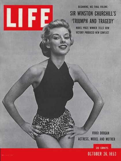 LIFE magazine side cover 26 October 1953