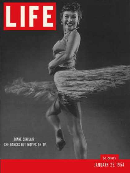 LIFE magazine side cover 25 January 1954
