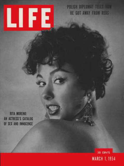 LIFE magazine side cover 1 March 1954