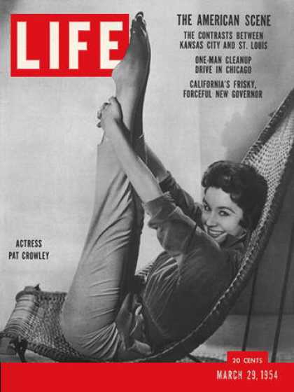 LIFE magazine side cover 29 March 1954