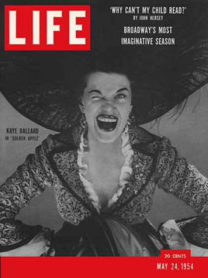 LIFE magazine side cover 24 May 1954