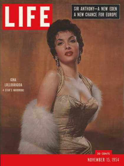 LIFE magazine side cover 15 November 1954