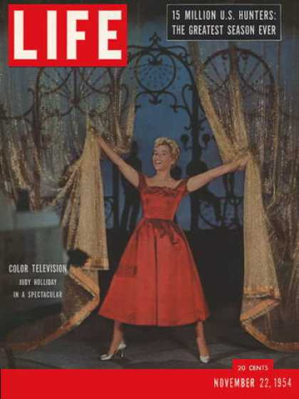 LIFE magazine side cover 22 November 1954