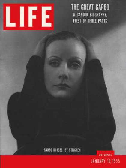 LIFE magazine side cover 10 January 1955