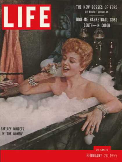 LIFE magazine side cover 28 February 1955