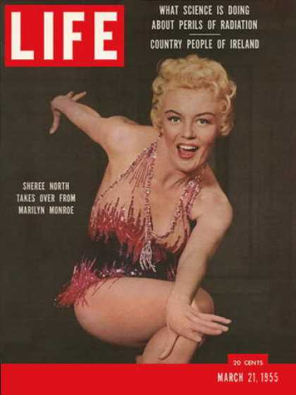 LIFE magazine side cover 21 March 1955