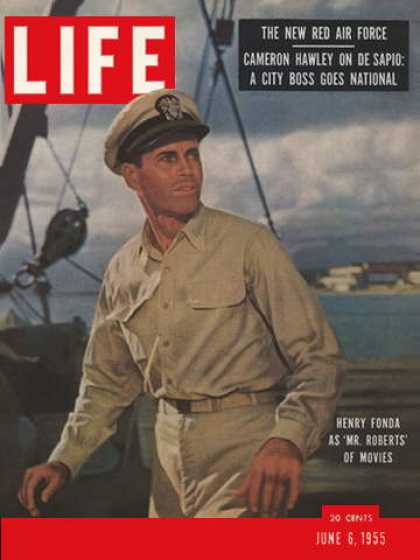 LIFE magazine side cover 6 June 1955