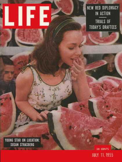 LIFE magazine side cover 11 July 1955