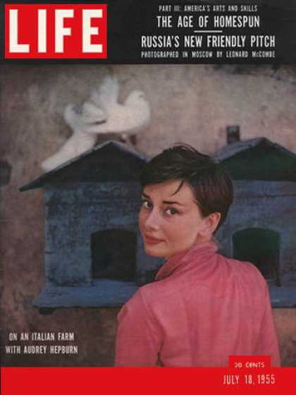 LIFE magazine side cover 18 July 1955