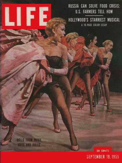 LIFE magazine side cover 19 September 1955