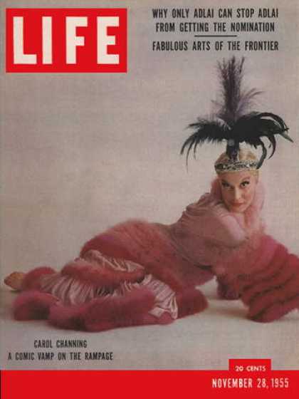 LIFE magazine side cover 28 November 1955