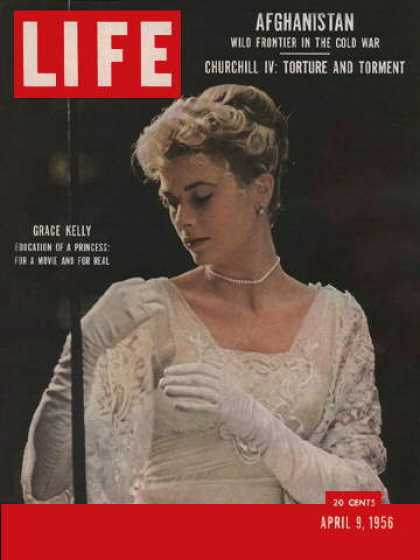 LIFE magazine side cover 9 April 1956