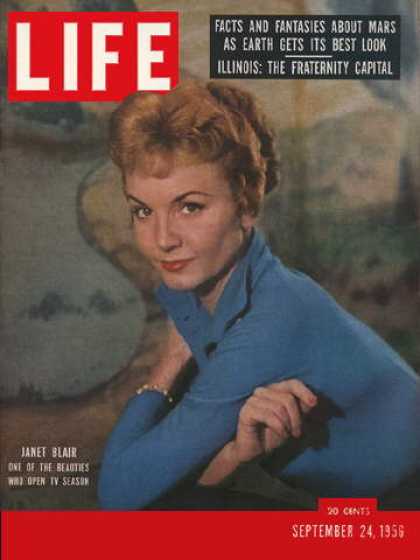 LIFE magazine side cover 24 September 1956