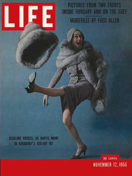 LIFE magazine side cover 12 November 1956