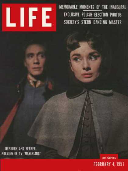 LIFE magazine side cover 4 February 1957