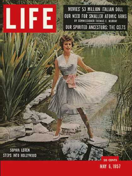 LIFE magazine side cover 6 May 1957