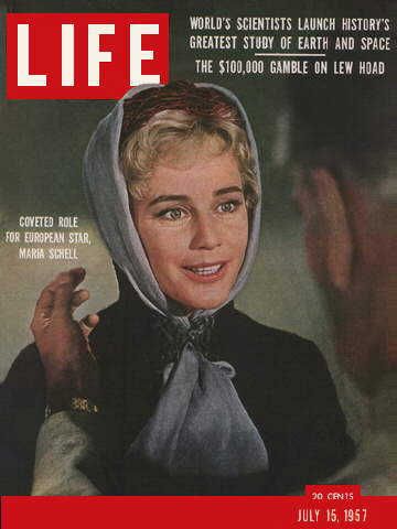 LIFE magazine side cover 15 July 1957