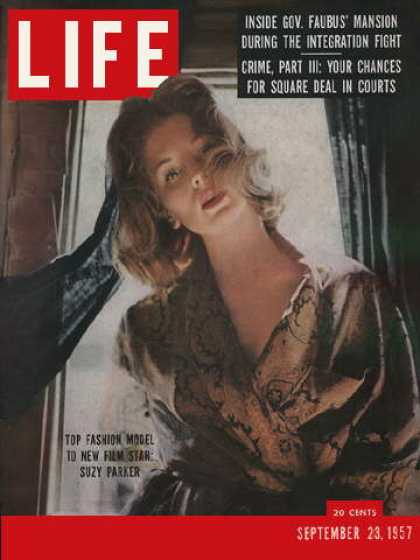 LIFE magazine side cover 23 September 1957