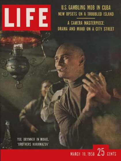 LIFE magazine side cover 10 March 1958