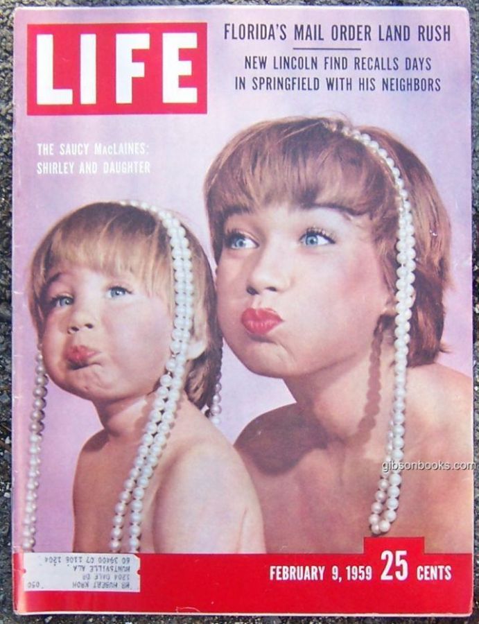 LIFE magazine side cover 9 February 1959