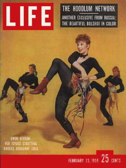 LIFE magazine side cover 23 February 1959