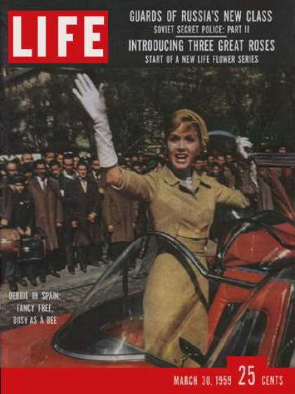 LIFE magazine side cover 30 March 1959