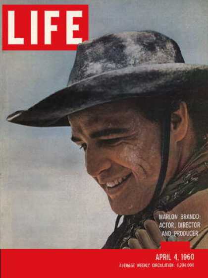 LIFE magazine side cover 4 April 1960