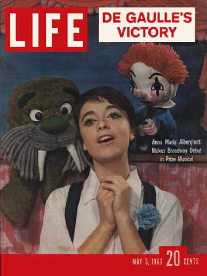 LIFE magazine side cover 5 May 1961