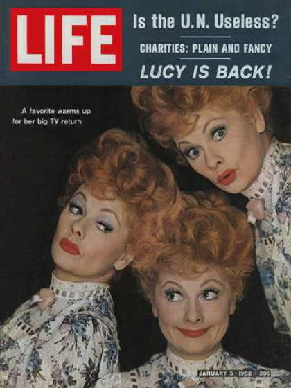 LIFE magazine side cover 5 January 1962