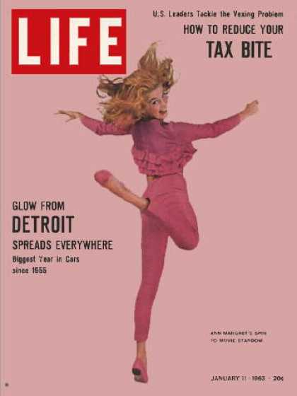 LIFE magazine side cover 11 January 1963