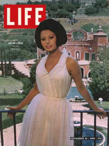LIFE magazine side cover 18 September 1964