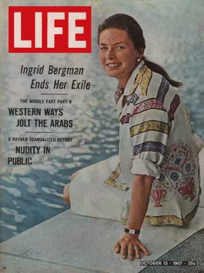 LIFE magazine side cover 13 October 1967