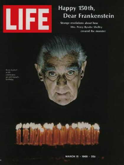 LIFE magazine side cover 15 March 1968