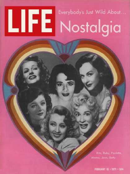 LIFE magazine side cover 19 February 1971