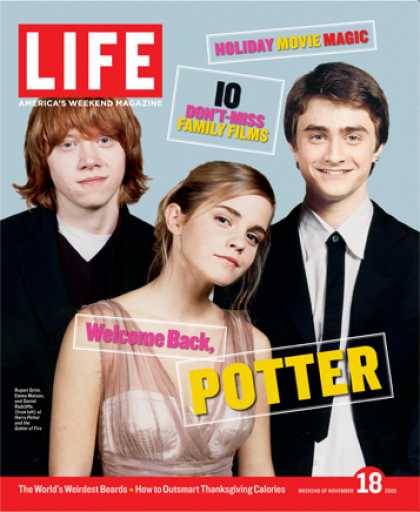 LIFE magazine side cover 18 November 2005