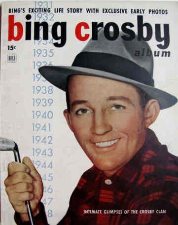 LIFE STORY (Dell) magazine side cover  Bing Crosby  1949