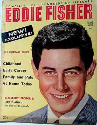 LIFE STORY (Dell) magazine side cover  Eddie Fisher  1954
