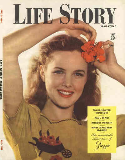 LIFE STORY (Dell) magazine side cover May 1944